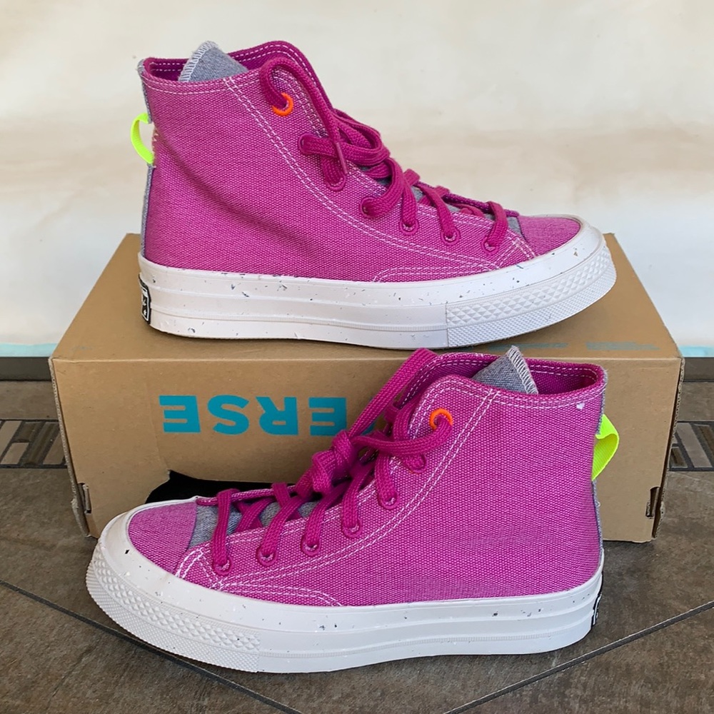 CONVERSE CHUCK 70 HI CACTUS FLOWER/LEMON VENOM MEN - Picture 4 of 16